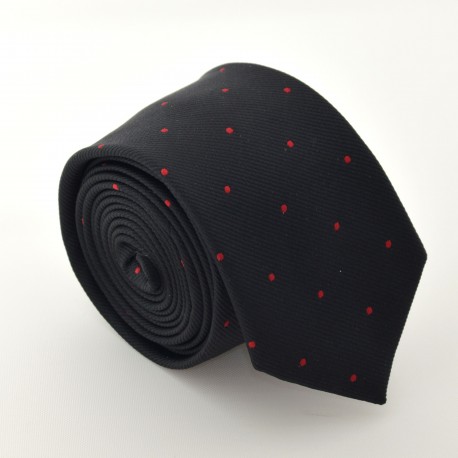 Černá kravata ANGELO di MONTI ADM-73