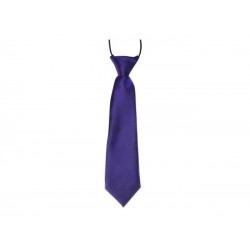 Dětská kravata - tmavě fialová
