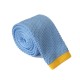 Pletená kravata MARROM - svetlo modrá