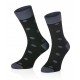 Pánske ponožky MARROM - čierne s bodkami 41/43