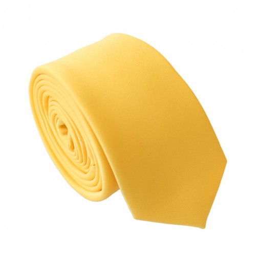 Žltá kravata - SLIM